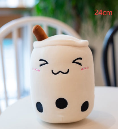 The Original Kawaii Boba Tea Plush Pillow | Super Soft Bubble Tea Cuddle Companion