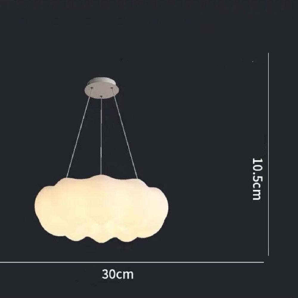Nordic Cloud LED Chandelier – 30/45/65 cm Pendant & Flush Mount – Duvencioglu