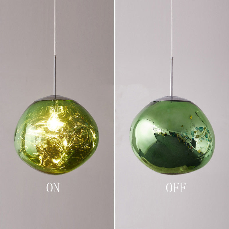 Postmodern Lava Crystal Chandelier – Irregular LED Pendant (150–300 mm) – Duvencioglu