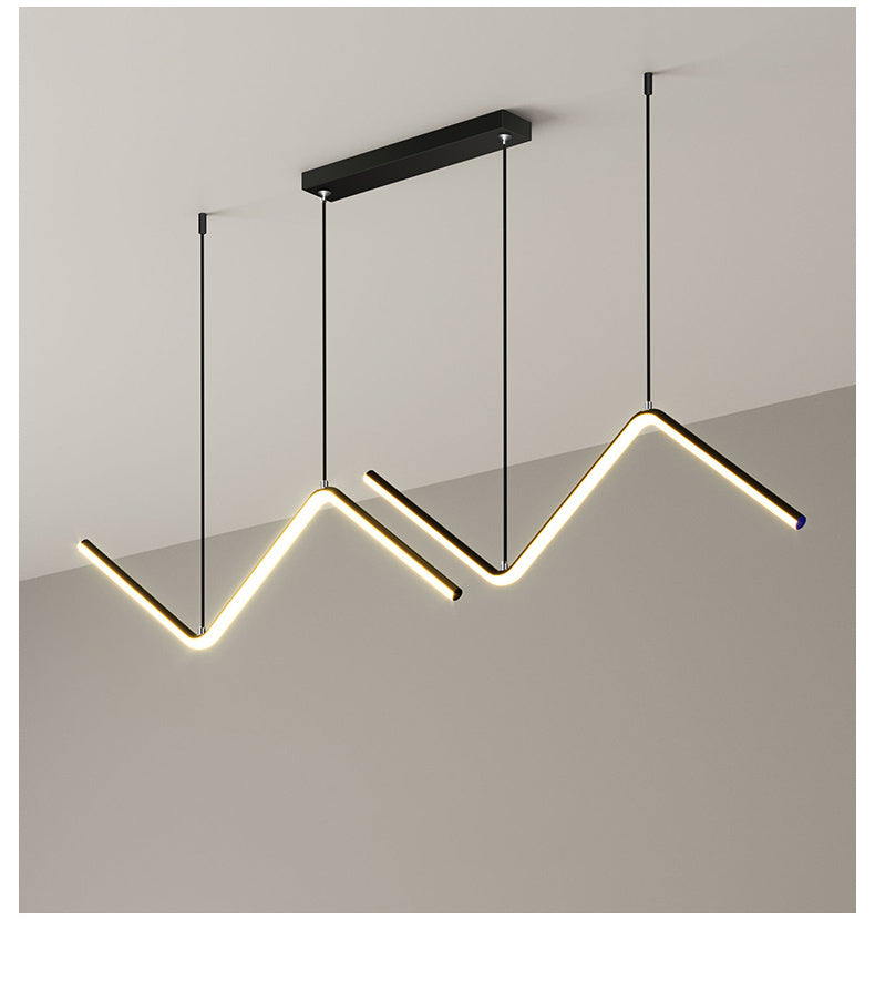 Minimalist Adjustable LED Chandelier – Modern Pendant Light for Living Room & Kitchen – Duvencioglu
