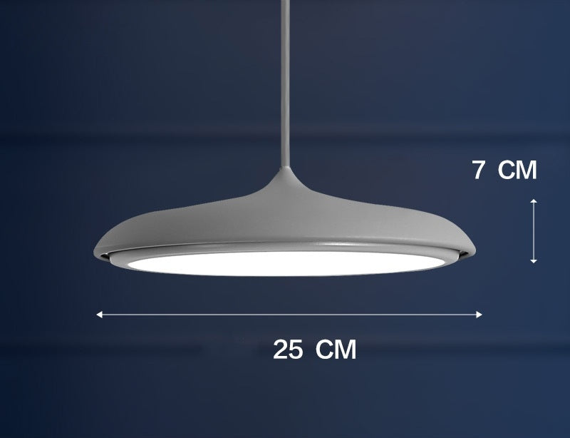 Nordic 607 Iron LED Chandelier – 25/40 cm Fish-Line Pendant – Duvencioglu
