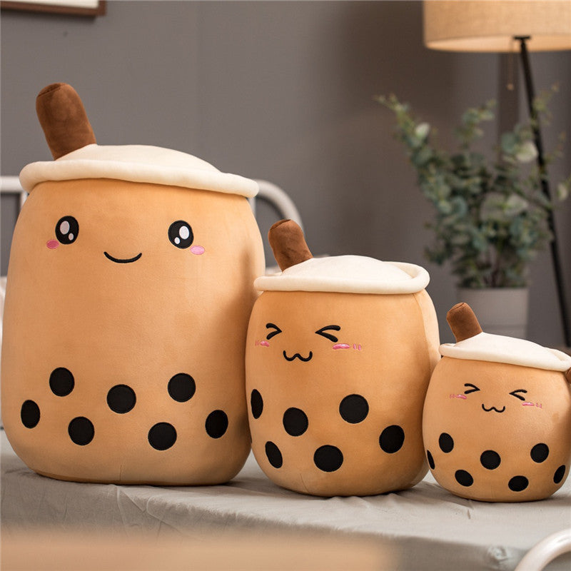 The Original Kawaii Boba Tea Plush Pillow | Super Soft Bubble Tea Cuddle Companion