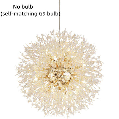 Dandelion Crystal Chandelier - Light Luxury Ceiling Lamp – Duvencioglu