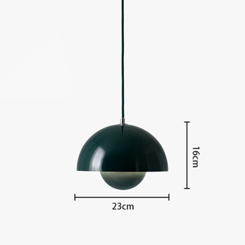 Bud Iron LED Pendant – 230 mm Single-Head Chandelier (≤36 V) – Duvencioglu