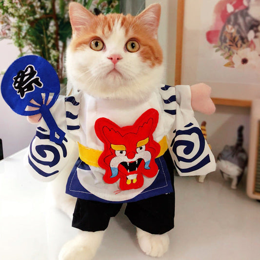 Cute Pet Peacock Costume - Easy 2-Piece Outfit for Cats – Duvencioglu