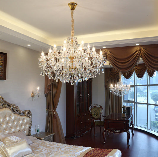 Luxury Crystal LED Ceiling Chandelier – 1100×700 mm Pendant – Duvencioglu