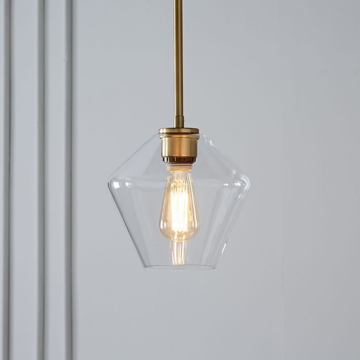Nordic Minimalist Single-Head Glass Chandelier – Luxury Café & Bar Pendant – Duvencioglu