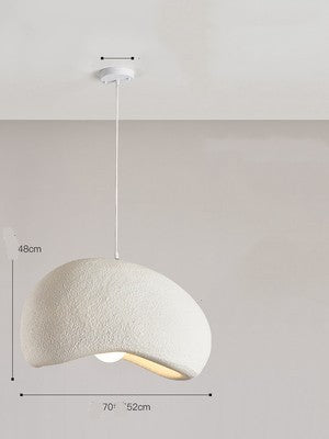 Nordic Cloud LED Chandelier – Micro-Cement & Resin Pendant Light – Duvencioglu