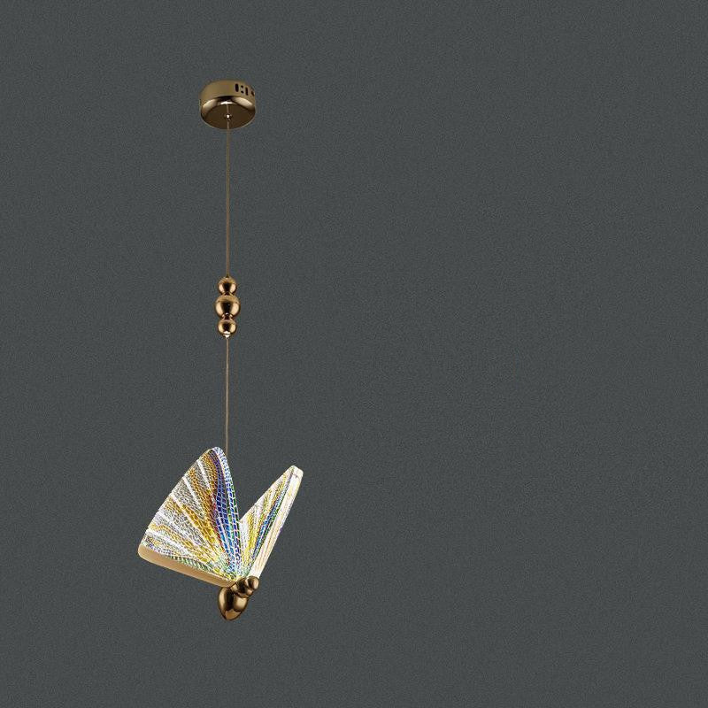 Modern Butterfly Crystal Mini Chandelier – LED Pendant Light for B&B & Staircase – Duvencioglu