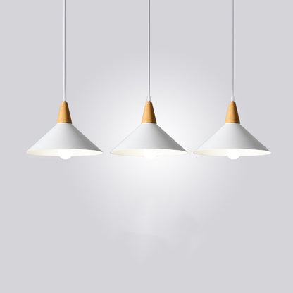 Japanese Minimalist Wooden LED Chandelier – 26×20 cm Pendant Light – Duvencioglu