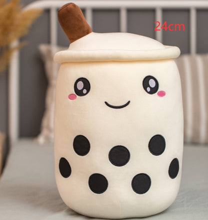 The Original Kawaii Boba Tea Plush Pillow | Super Soft Bubble Tea Cuddle Companion