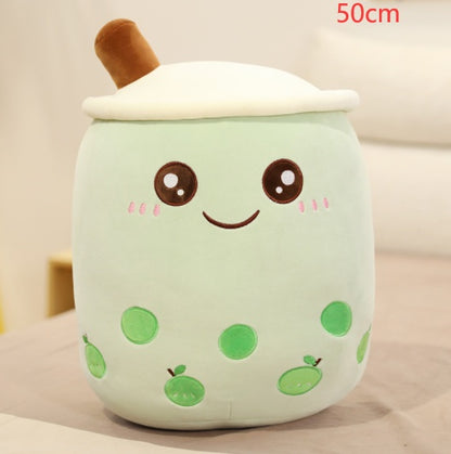 The Original Kawaii Boba Tea Plush Pillow | Super Soft Bubble Tea Cuddle Companion