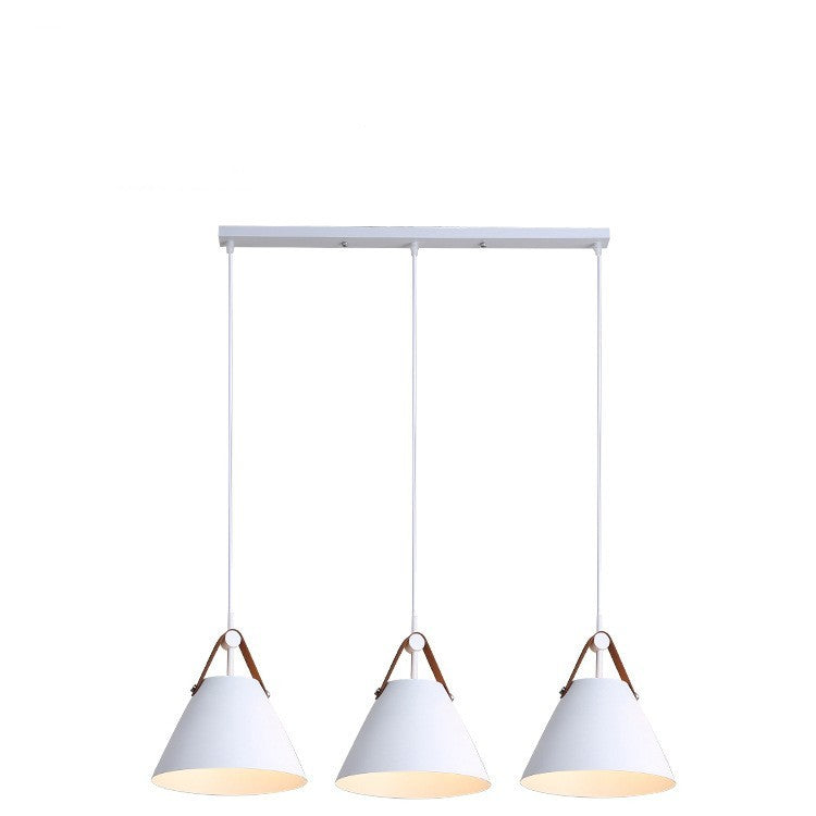 Nordic Macaron LED Disc Chandelier – 32×30×30 cm Iron Pendant – Duvencioglu