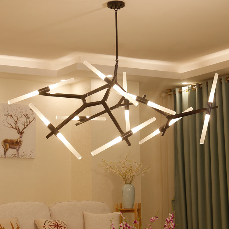 Nordic Branch-Style LED Chandelier – 6–20-Head Minimalist Pendant – Duvencioglu