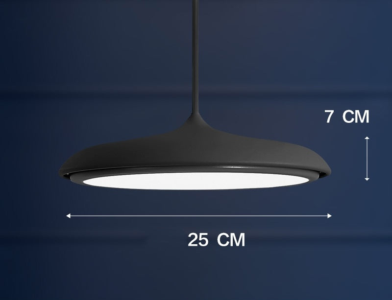 Nordic 607 Iron LED Chandelier – 25/40 cm Fish-Line Pendant – Duvencioglu