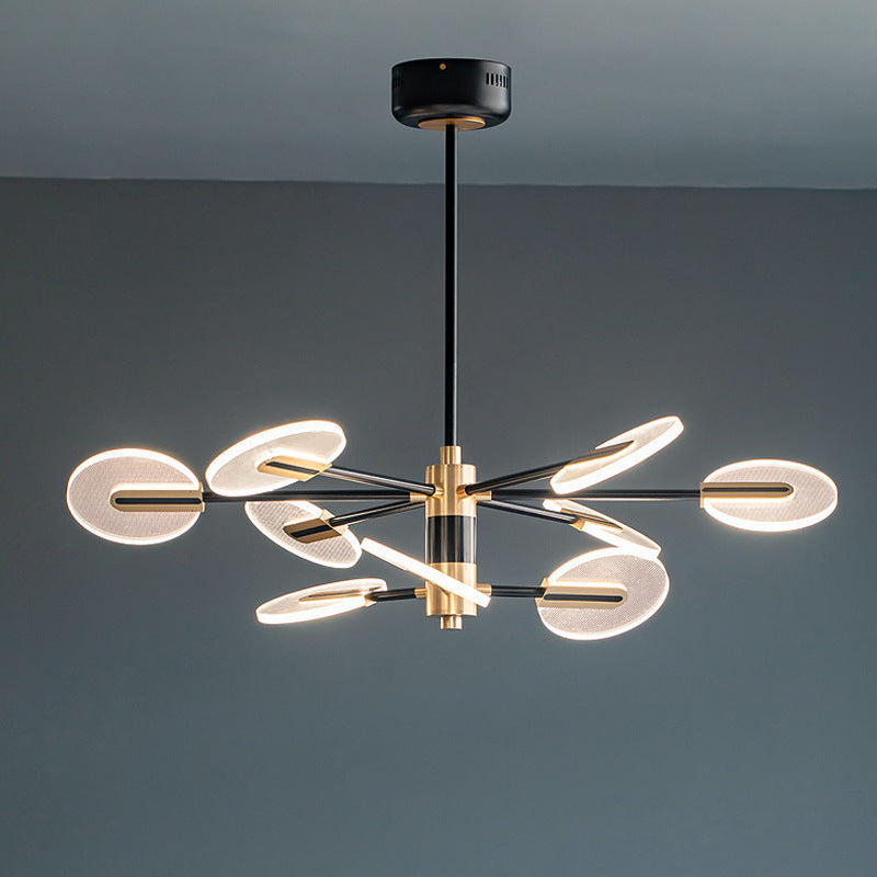 Nordic Iron & Acrylic LED Chandelier – Creative Dining Room Pendant – Duvencioglu