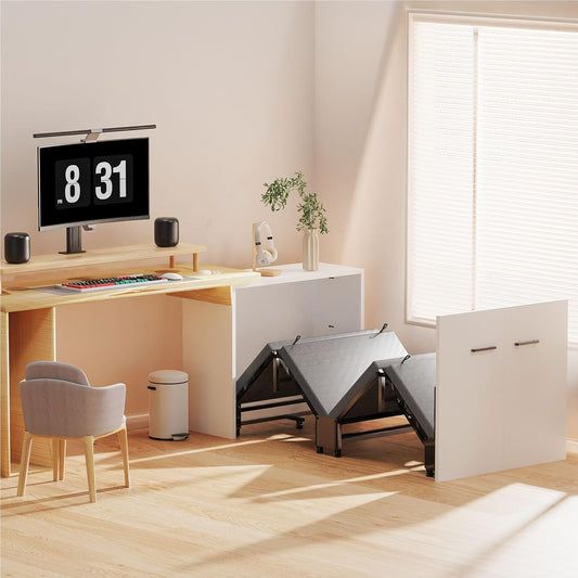 Compact Office Desk with Foldable Bed – Duvencioglu