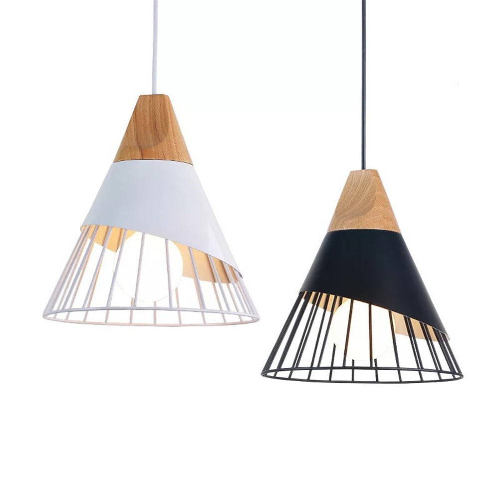 Minimalist Iron LED Chandelier – 1–3 Heads, 250×300 mm Pendant – Duvencioglu