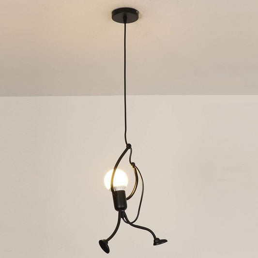 Villain-Style Iron Chandelier – 26 cm Pendant (Adjustable 140 cm) – Duvencioglu