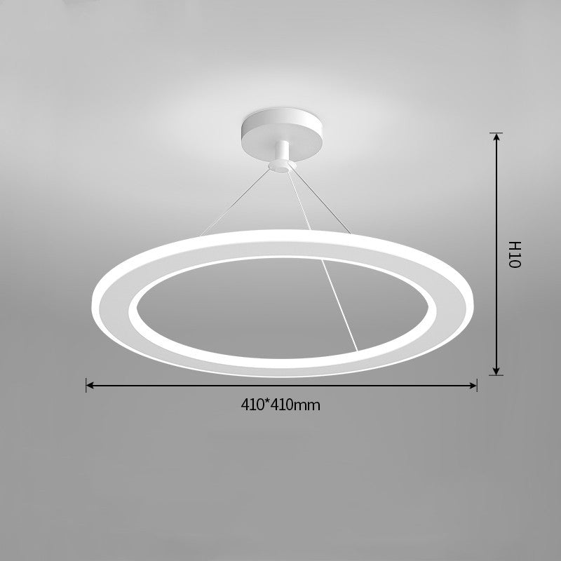 Modern Circular LED Chandelier – 3000 K for Bedrooms & Studies (51–60 W) – Duvencioglu