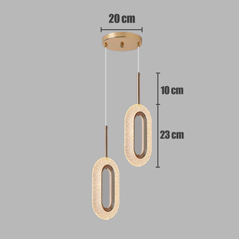 Lucky Bag Postmodern Zinc-Alloy LED Pendant – 120 mm Minimalist Chandelier – Duvencioglu