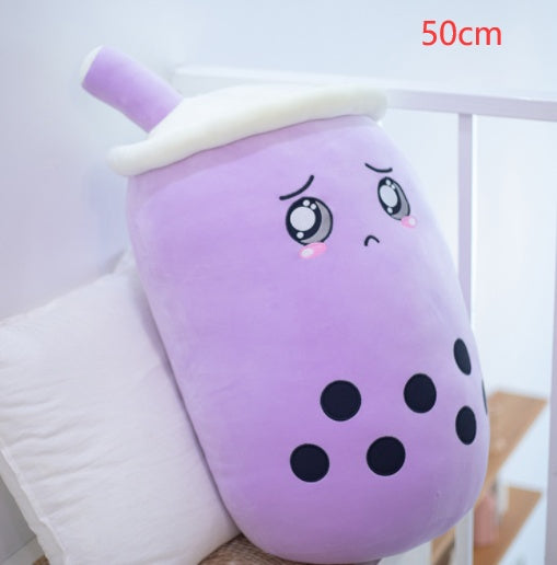 The Original Kawaii Boba Tea Plush Pillow | Super Soft Bubble Tea Cuddle Companion