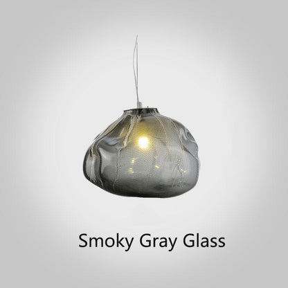 Postmodern Luxury Glass Chandelier – 200/300 mm E27 Pendant – Duvencioglu