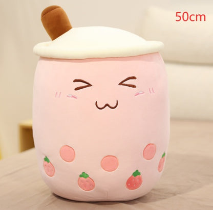 The Original Kawaii Boba Tea Plush Pillow | Super Soft Bubble Tea Cuddle Companion
