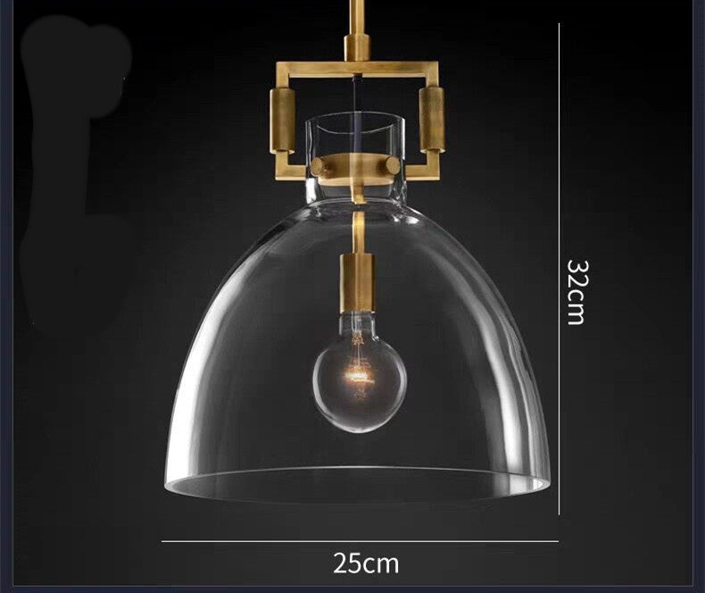 Light-Luxury Nordic LED Chandelier – Iron Frame & Glass Shade (Type A, B & C) – Duvencioglu