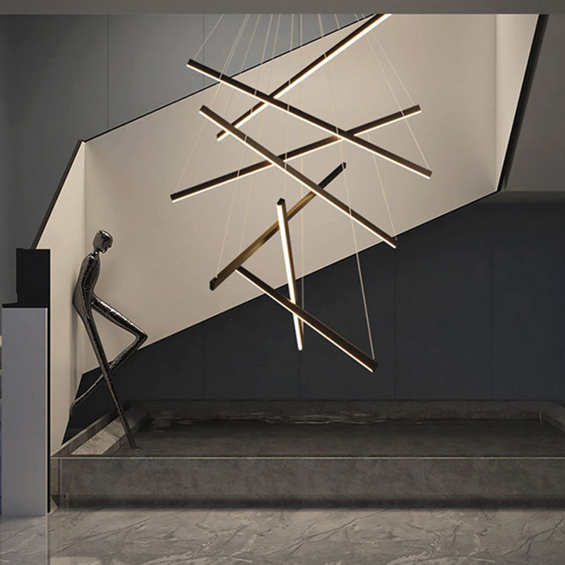 Modern Luxury Remote-Control Glass LED Chandelier – 60–120 cm Pendant – Duvencioglu