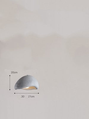 Nordic Cloud LED Chandelier – Micro-Cement & Resin Pendant Light – Duvencioglu