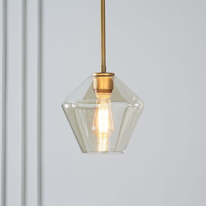 Nordic Minimalist Single-Head Glass Chandelier – Luxury Café & Bar Pendant – Duvencioglu