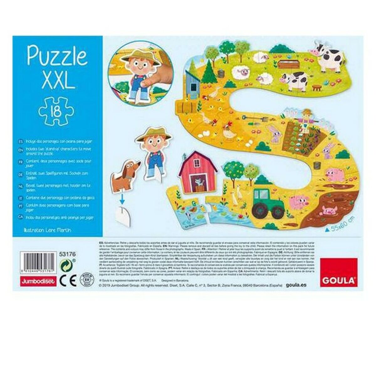 Baby Farm Puzzle XXL Goula 53176 (17 pcs) – Duvencioglu