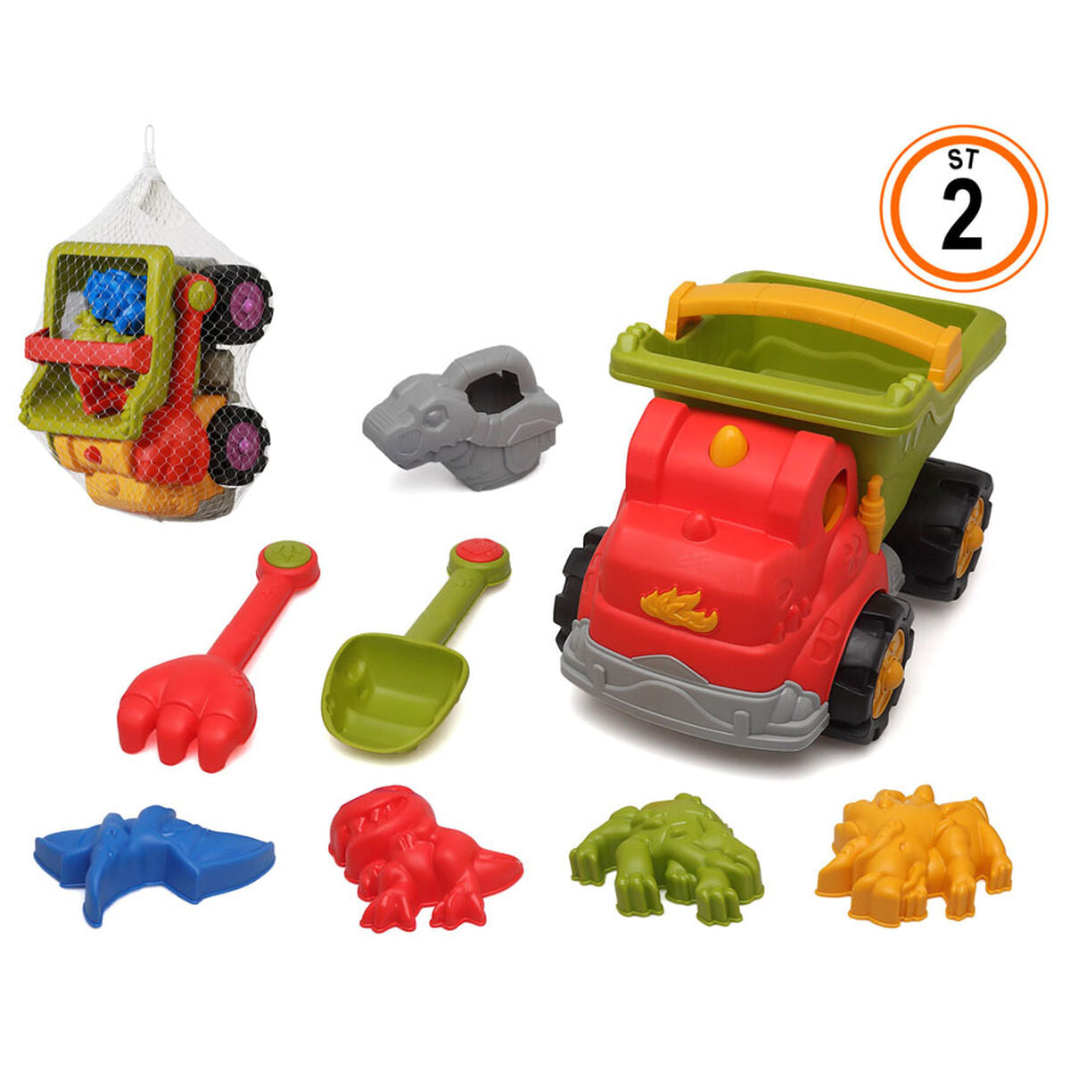 Beach toys set 8 Pieces Dinosaurs – Duvencioglu