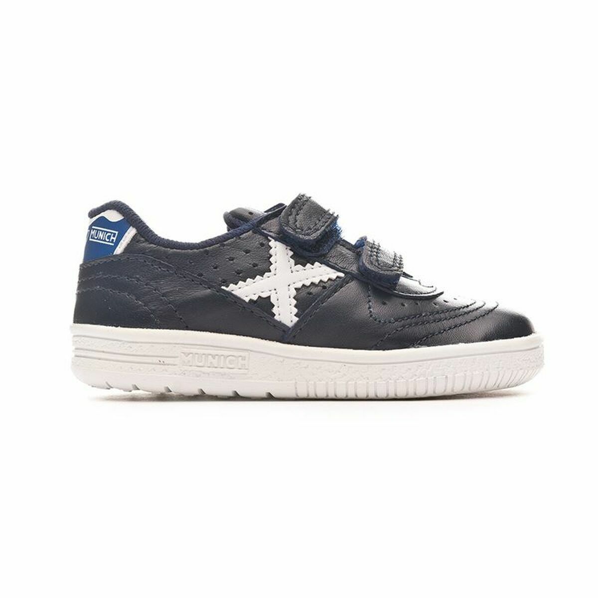 Children's Indoor Football Shoes Munich Baby Gresca V Dark blue – Duvencioglu