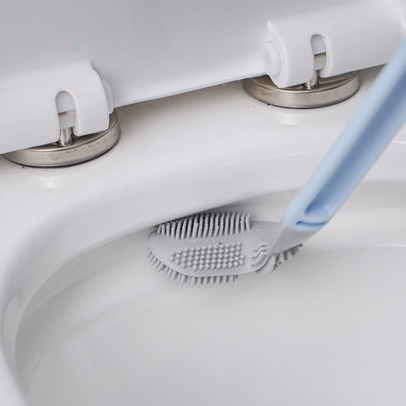 Golf-Shape Silicone Toilet Brush - Wall-Mounted Deep Cleaner – Duvencioglu