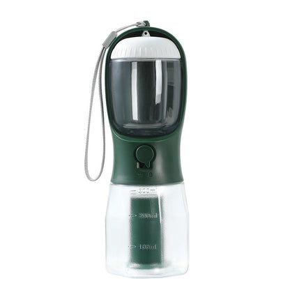3-in-1 Portable Dog Water Bottle - Food, Water & Poop Bag Dispenser – Duvencioglu
