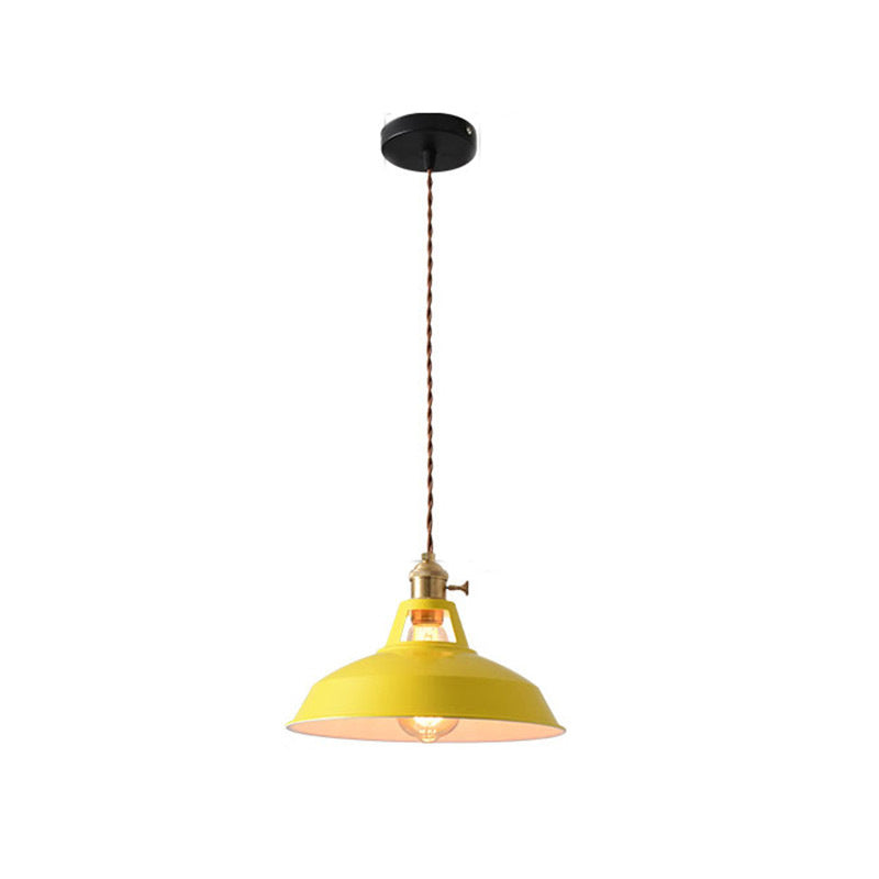 Retro “Macaron” 270 mm LED Chandelier – Single-Head Pendant – Duvencioglu