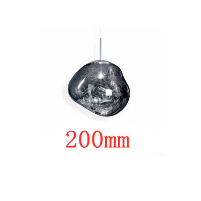 Postmodern Nordic Lava Glass Chandelier – Ø28/38 cm Pendant – Duvencioglu