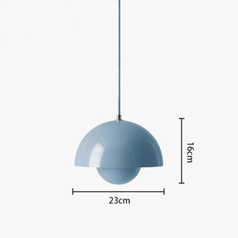 Bud Iron LED Pendant – 230 mm Single-Head Chandelier (≤36 V) – Duvencioglu