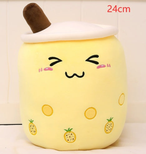 The Original Kawaii Boba Tea Plush Pillow | Super Soft Bubble Tea Cuddle Companion