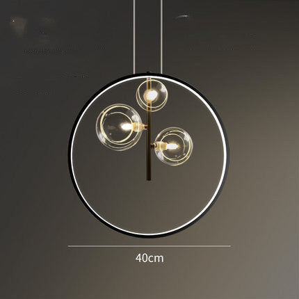 Nordic Bubble-Globe LED Chandelier – Single, 3-Head & 5-Head Pendant – Duvencioglu
