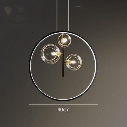 Nordic Bubble-Globe LED Chandelier – Single, 3-Head & 5-Head Pendant – Duvencioglu