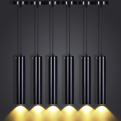 Modern Long-Tube LED Pendant Light - Minimalist Ceiling Lamp