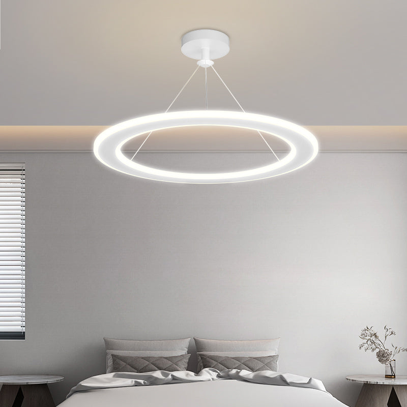 Modern Circular LED Chandelier – 3000 K for Bedrooms & Studies (51–60 W) – Duvencioglu