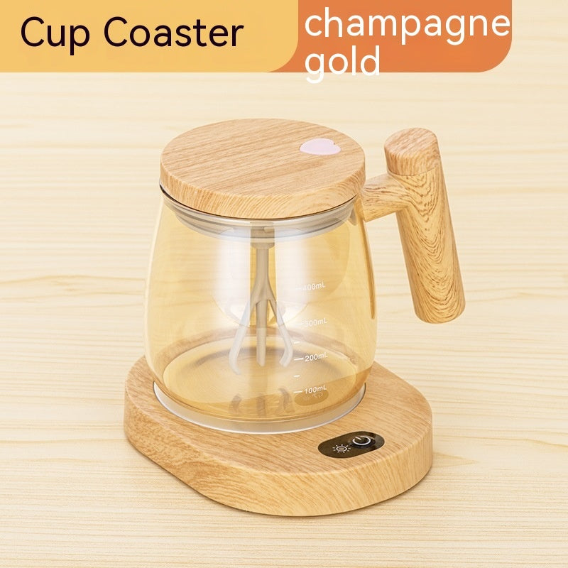 400ML Self-Stirring Coffee Mug - High-Speed Electric Mixing Glass Cup