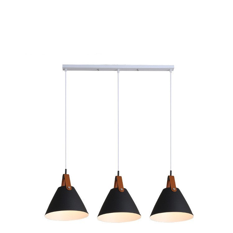 Nordic Macaron LED Disc Chandelier – 32×30×30 cm Iron Pendant – Duvencioglu