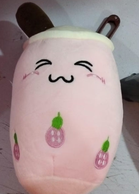 The Original Kawaii Boba Tea Plush Pillow | Super Soft Bubble Tea Cuddle Companion