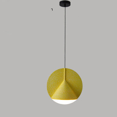 Nordic Terrazzo Resin Chandelier – 30 cm LED Pendant (Adjustable Height) – Duvencioglu
