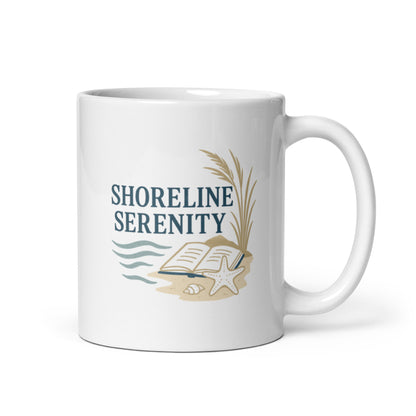 Shoreline Serenity Mug – Calm Coastal Coffee Cup, Peaceful Beach Gift – Duvencioglu